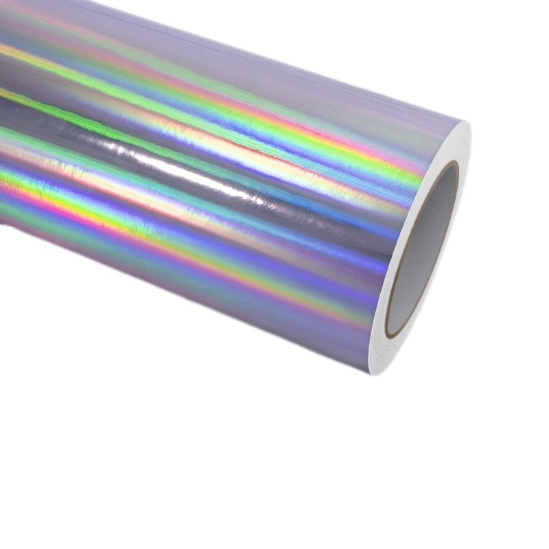 Chrome Silver Holographic Vinyl