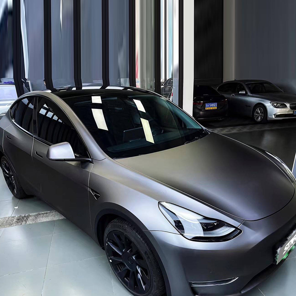 Matte AMG Mountain Grey Color TPU PPF