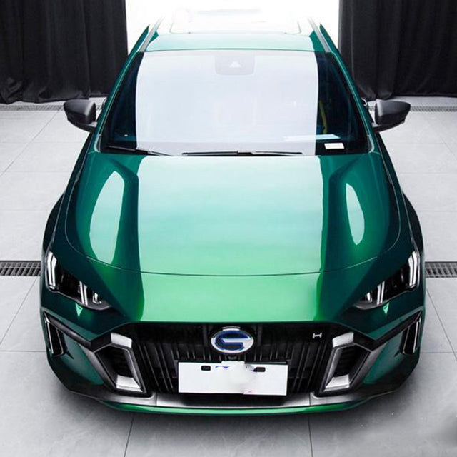 Gloss Metallic Agate Green Vinyl Film PET Liner