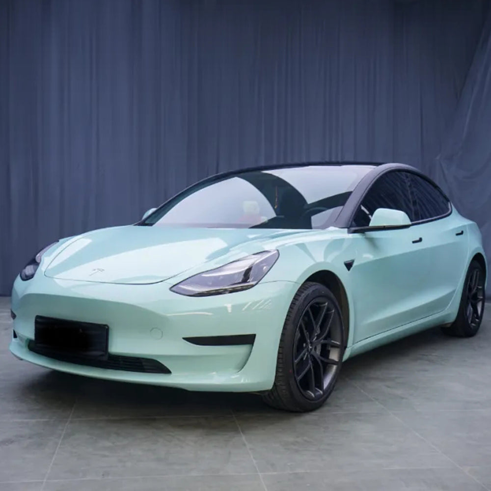 Super Gloss Cragginess Green Auto Vinyl PET Liner