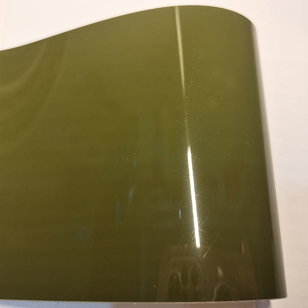 Super Gloss Fighting Green Vehicle Wrap PET Liner