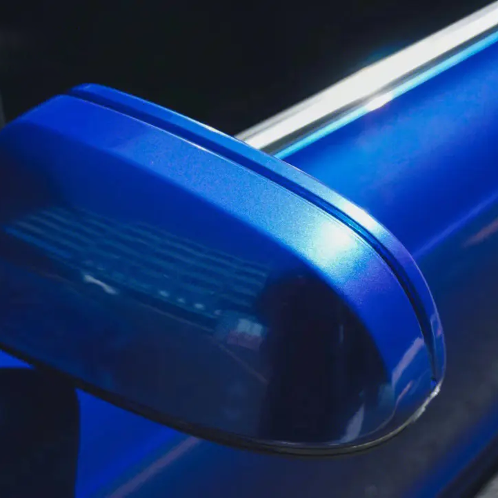 Gloss Metallic Portimand Blue Vinyl Wrap PET Liner