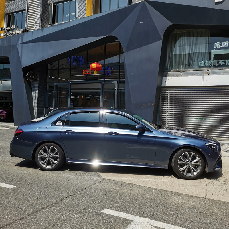Gloss Metallic Liquid Byron Bay Blue Wrap PET Liner