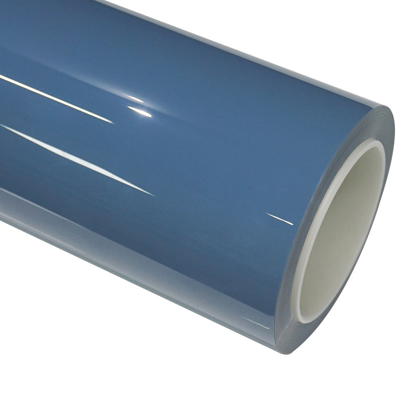 Suple Gloss China Blue Vinyl Wrap Car PET Liner