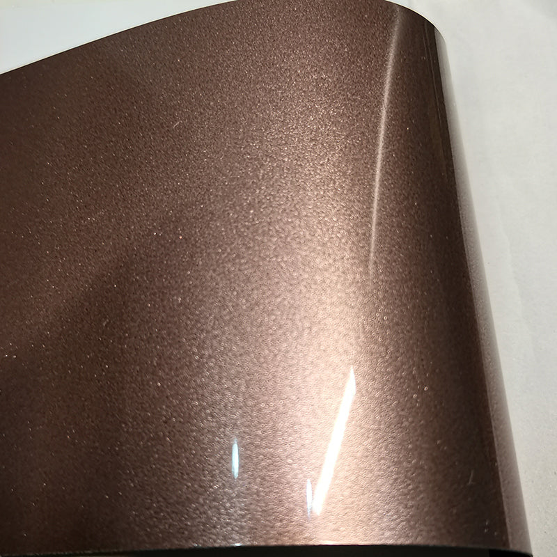 Gloss Metallic Passion Pink Vehicle Vinyl Wrap PET Liner