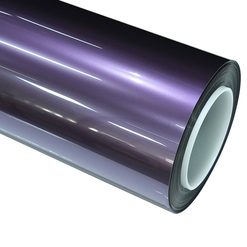 Gloss Metallic Violet Purple Wrap Colors PET Liner