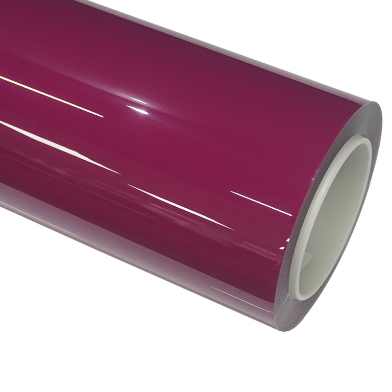 Gloss Gem Red PET Liner Vinyl Wrap