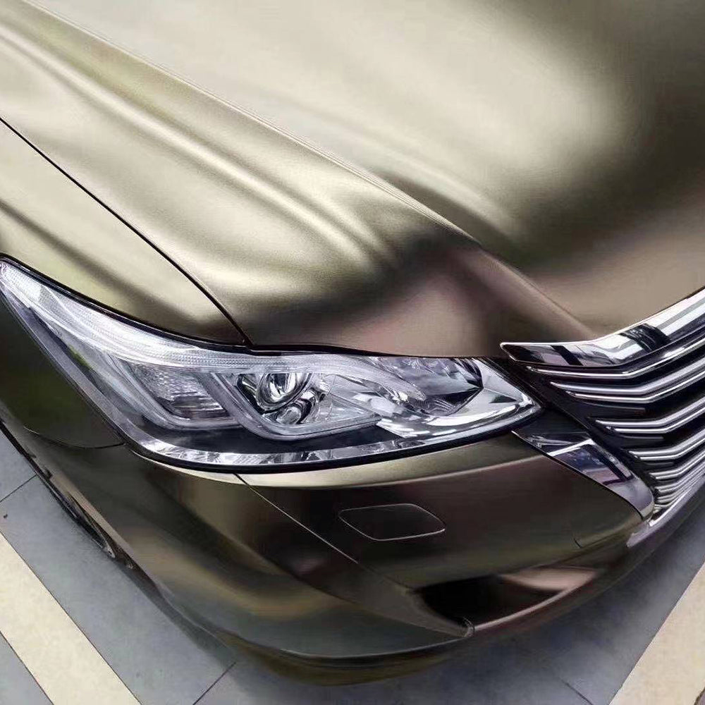 Pearl Coffee Brown Metallic Vinyl Wrap