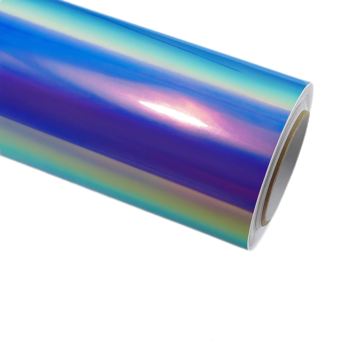 Rainbow Blue Chrome Car Wrap