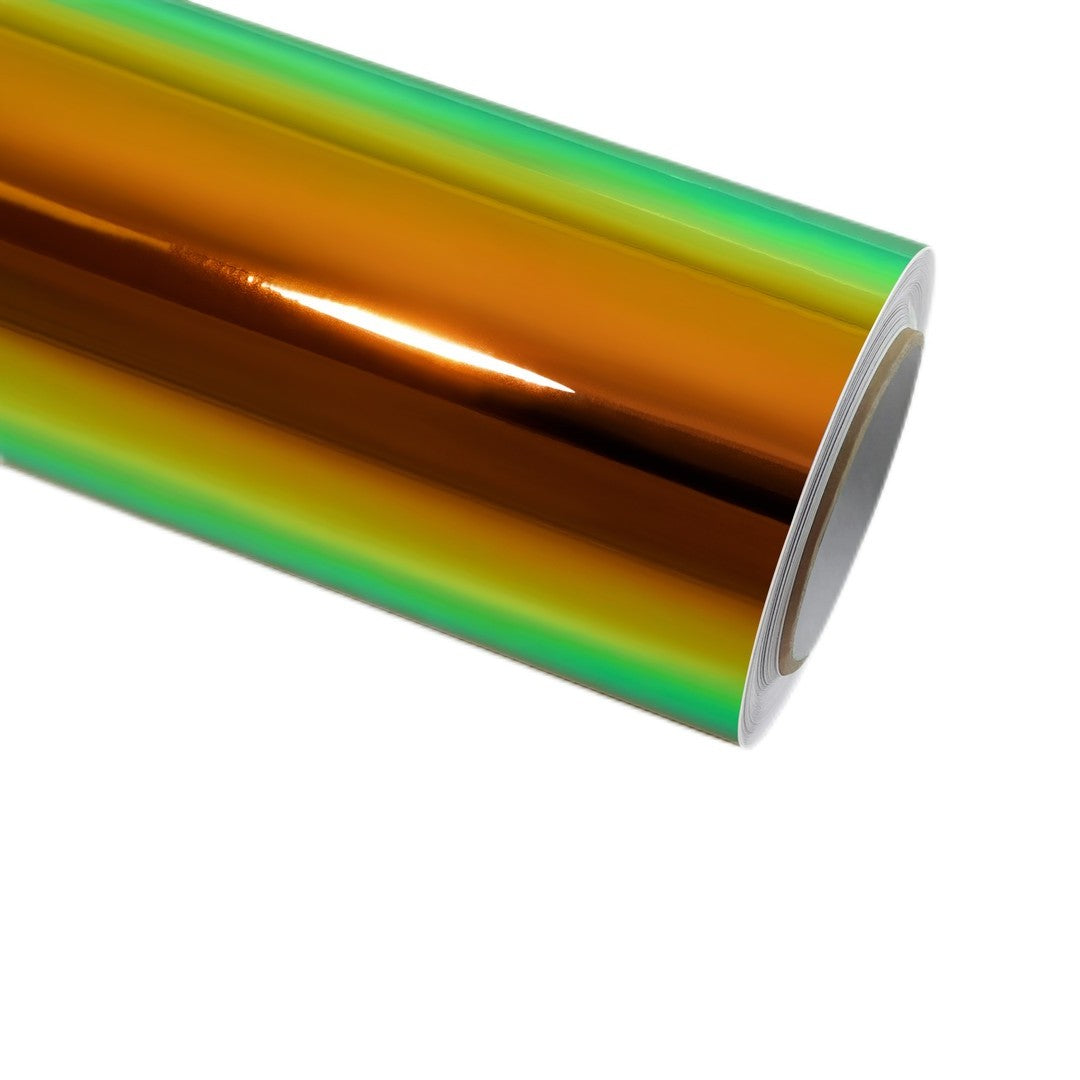 Rainbow Chrome Green Vinyl Wrap
