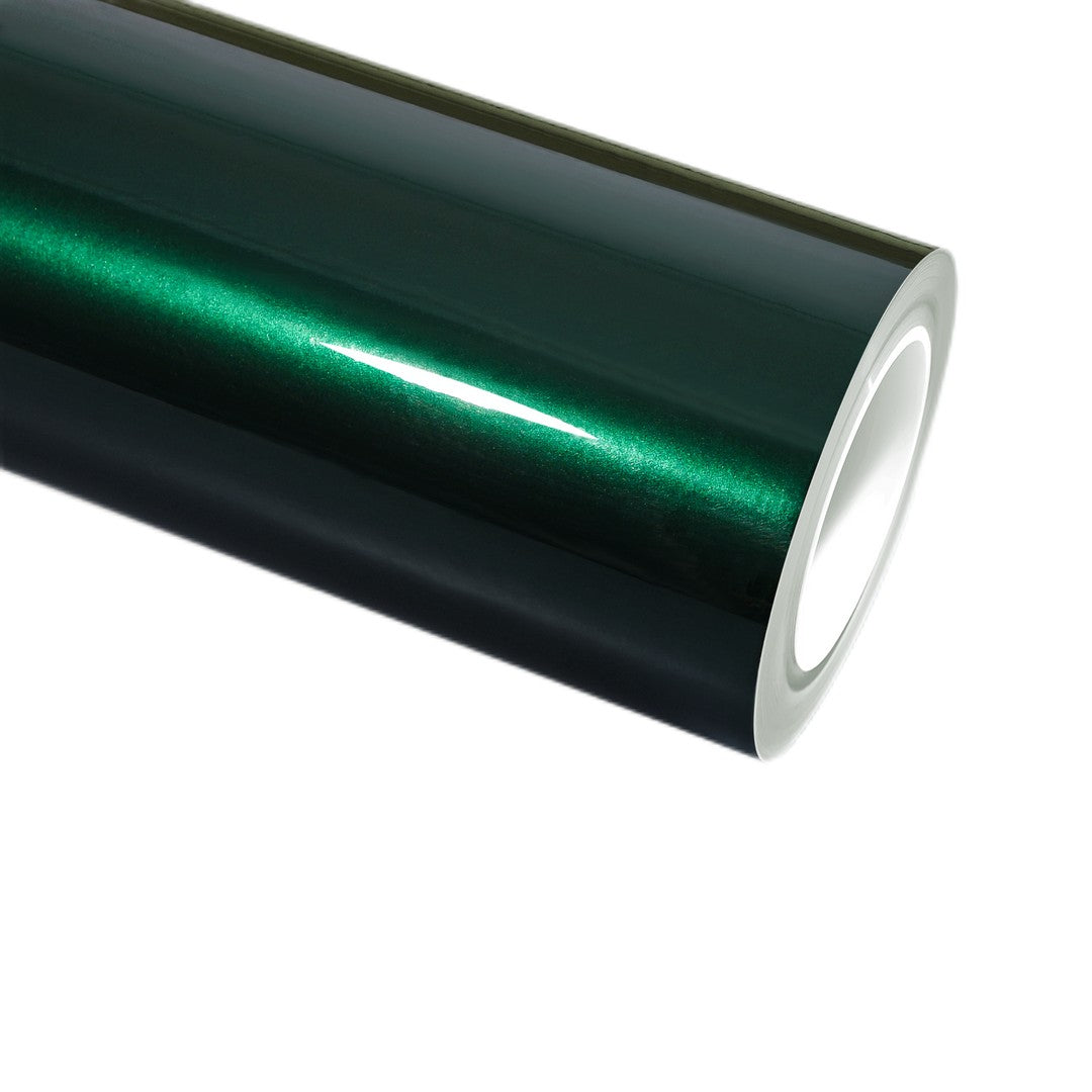 Gloss Metallic Agate Green Vinyl Film PET Liner