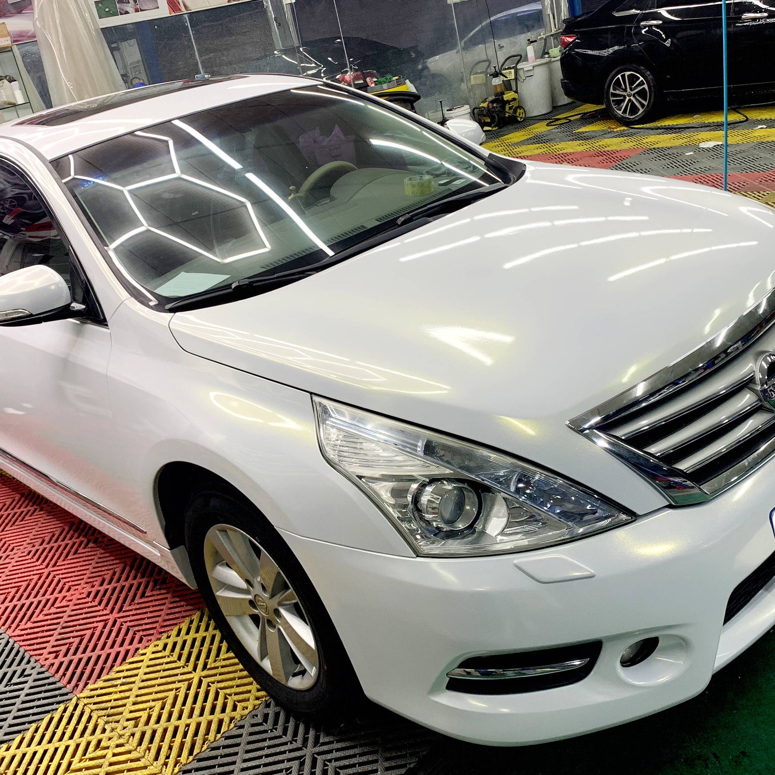 Color TPU PPF White Gold Vinyl Wrap