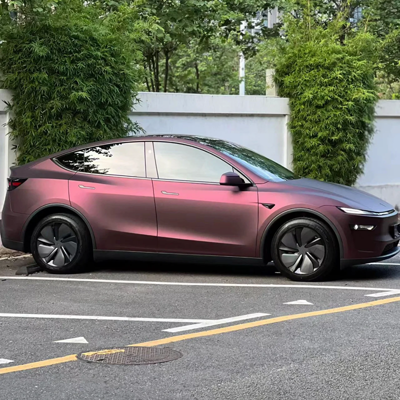 Color TPU PPF Ultra Matte Chrome Purple Car Wrap