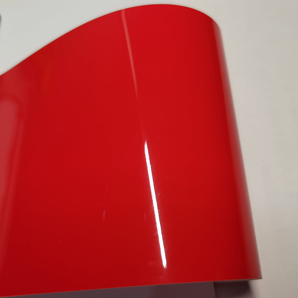 Gloss Metallic Cherry Red Car Wrap Prices PET Liner
