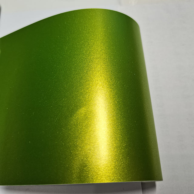 Pearl Metallic Lemon Green Decorative Film