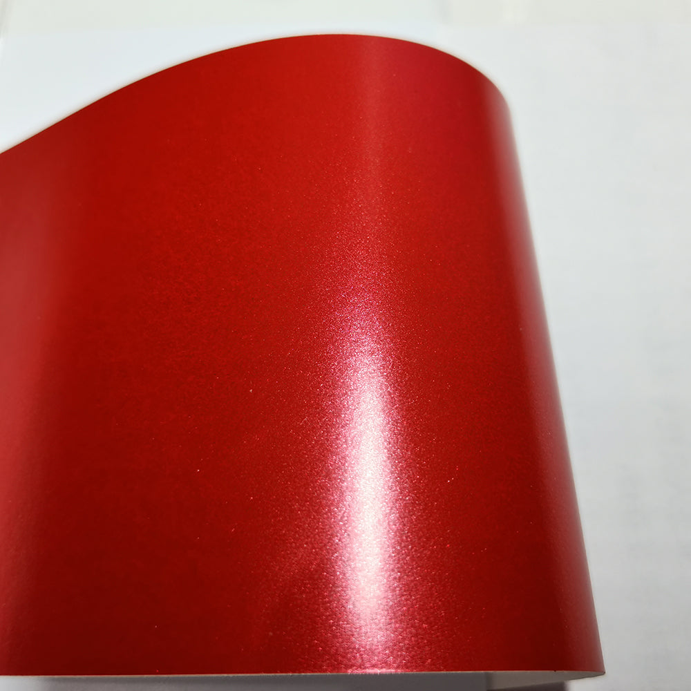 Pearl Metallic Red Vinyl Wrap Supplies – Car Vinyl Supplier