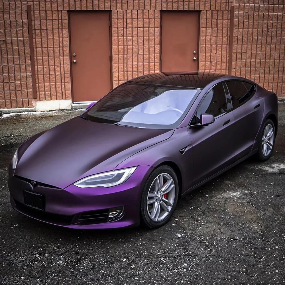 Tesla Model S - Matte Black Wrap