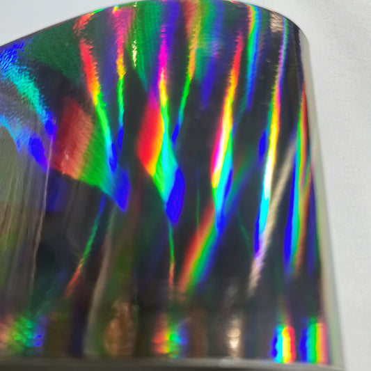 Chrome Silver Holographic Vinyl