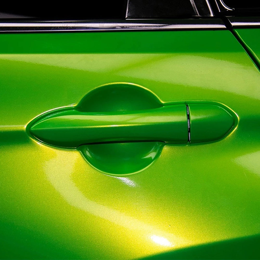 Glossy Metallic Magic Gold Apple Green Color Shift Vinyl