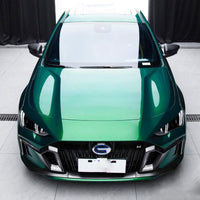Gloss Metallic Agate Green Vinyl Film PET Liner