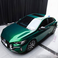 Gloss Metallic Agate Green Vinyl Film PET Liner