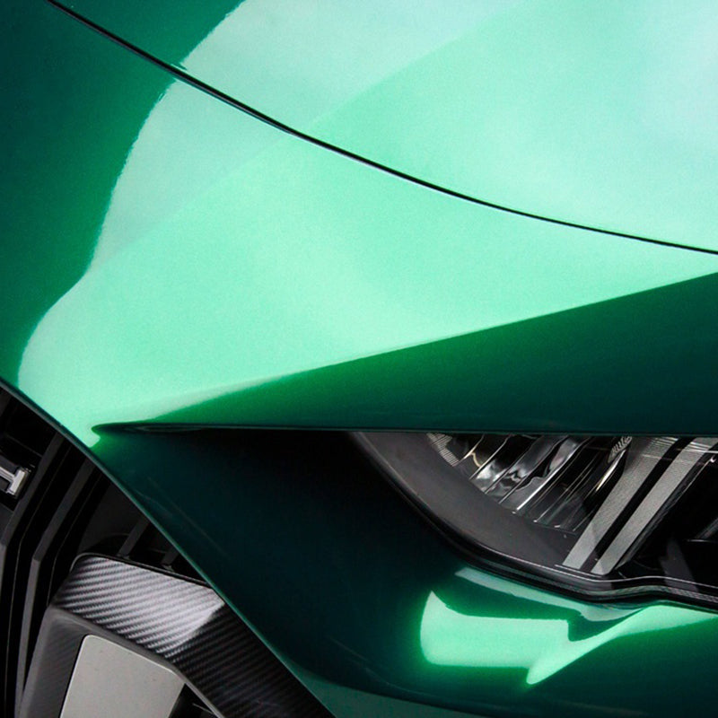 Gloss Metallic Agate Green Vinyl Film PET Liner
