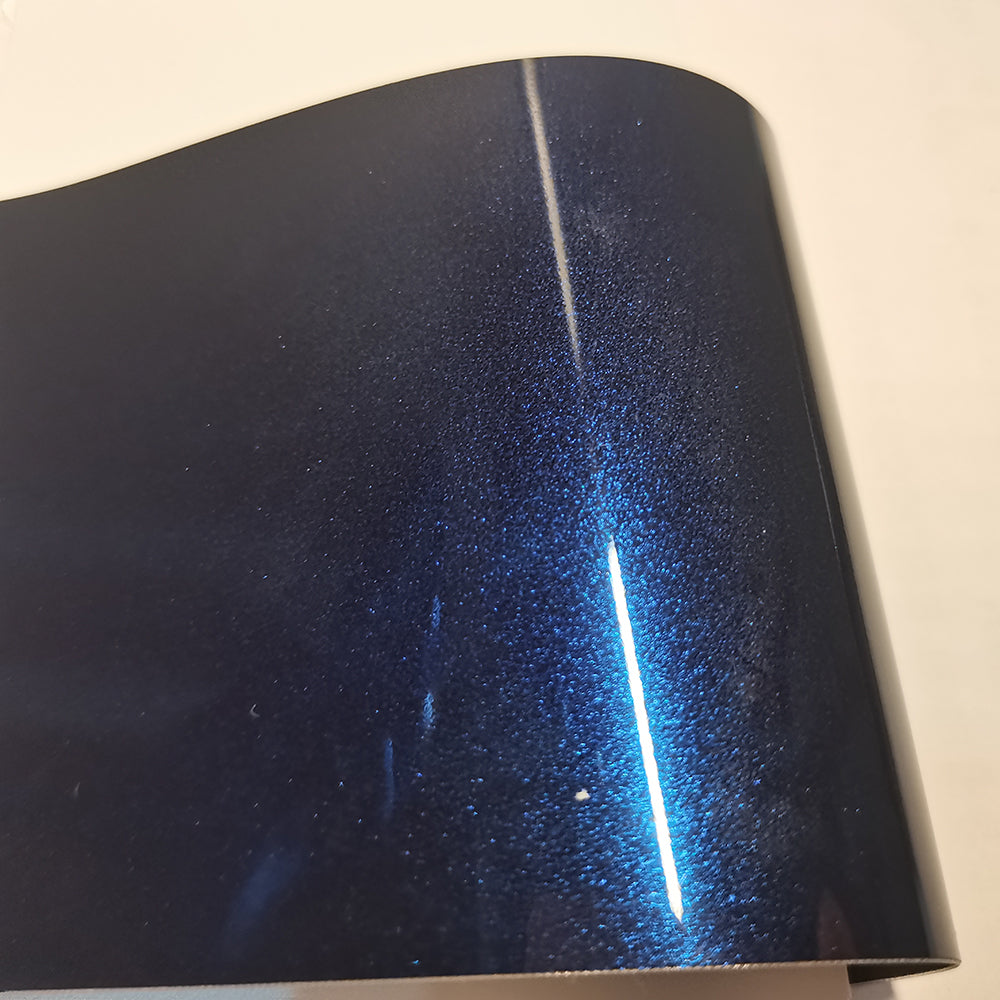 Gloss Metallic BMW Blue Car Wrap Colors PET Liner