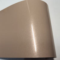 Gloss Metallic Beige Clair Car Vinyl PET Liner