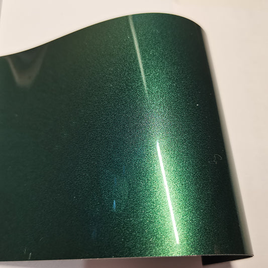 Gloss Metallic Emerald Green Vinyl Film PET Liner