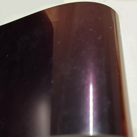 Gloss Flowing Phantom Black Red Vinyl Wraps PET Liner