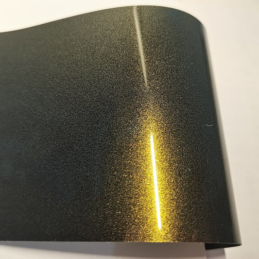 Gloss Color Shift Ghost Midnight Gold Car Wrap PET Liner