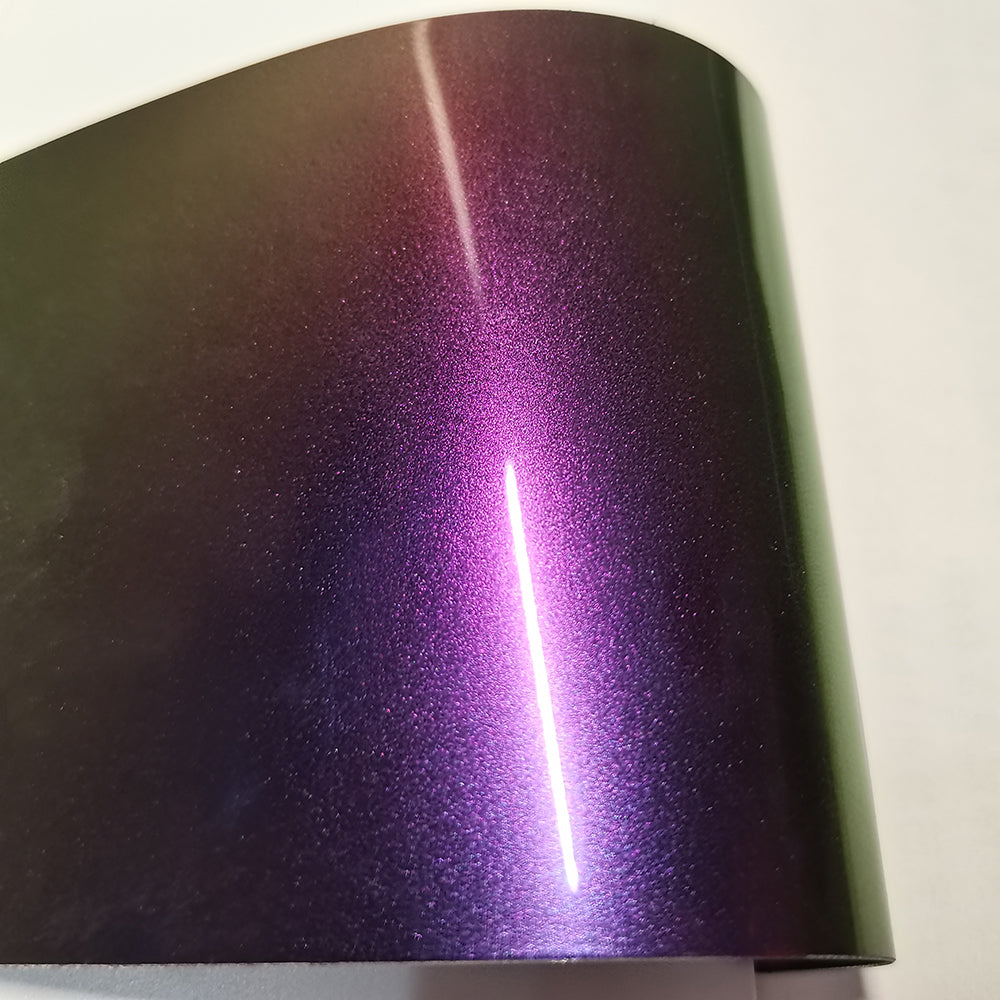 Gloss Magic Spectral Blue Color Shift Vinyl Wrap PET Liner