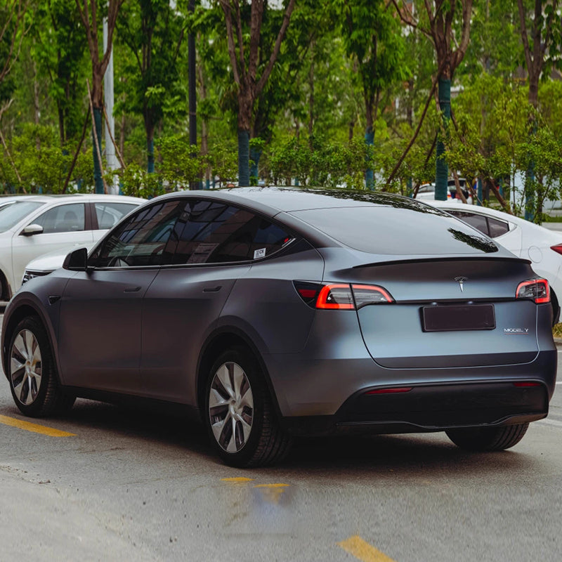 Ultral Matte Blue Grey Vinyl Wrap PET Liner