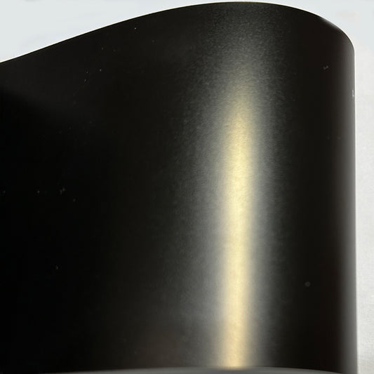 Ultral Matte Chrome Black Vinyl Wrap PET Liner