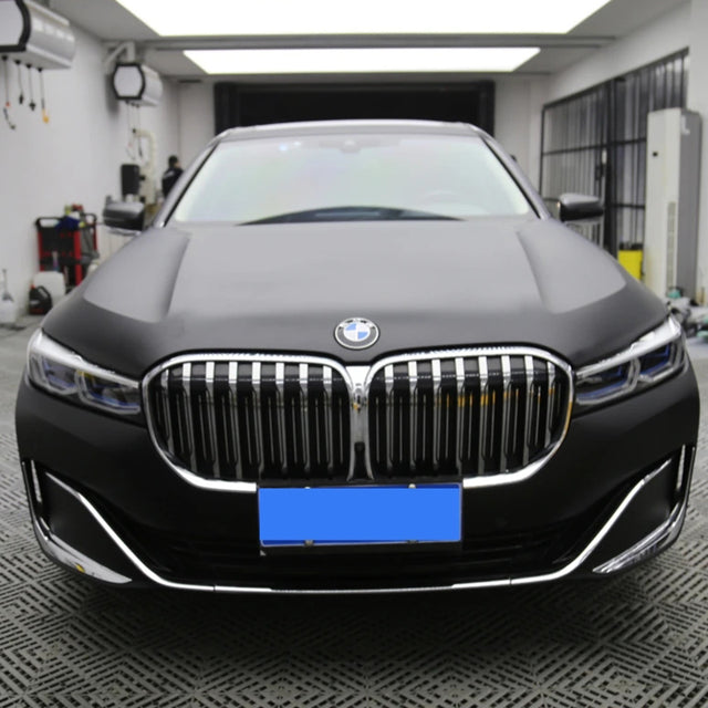 Ultral Matte Chrome Black Vinyl Wrap PET Liner