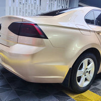 Gloss Metallic Champaign Light Gold Vinyl Wrap Cost PET Liner