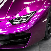 Gloss Metallic Pearl Purple Car Vinyl Wrap PET Liner