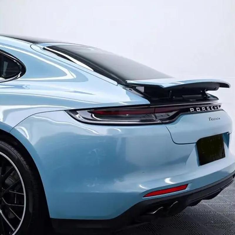 Gloss Metallic Porsche Ice Blue Vinyl PET Liner