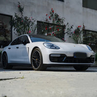 Suple Gloss Porsche Metal Grey Vehicle Wrap PET Liner