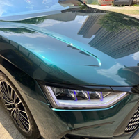 Gloss Metallic Qianshan Green Vinyl Roll PET Liner