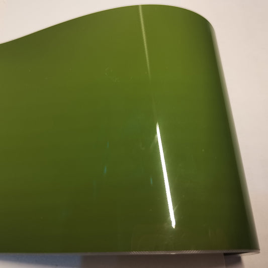 Suple Gloss Racing Green Vinyl Wrap Rims PET Liner
