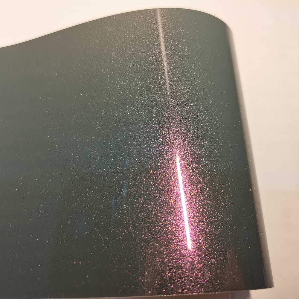 Gloss Color Shift Stars Phantom Grey Vehicle Wrap PET Liner