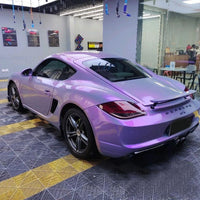 Gloss Color Shift Twin Grey Purple Car Wrap PET Liner