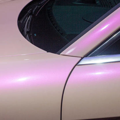 Gloss Color Shift Twin Magic Neon Pink Vinyl PET Liner