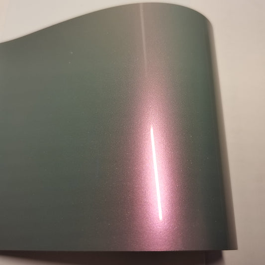 Gloss Twin Stone Grey Pink Vinyl Color Shift PET Liner