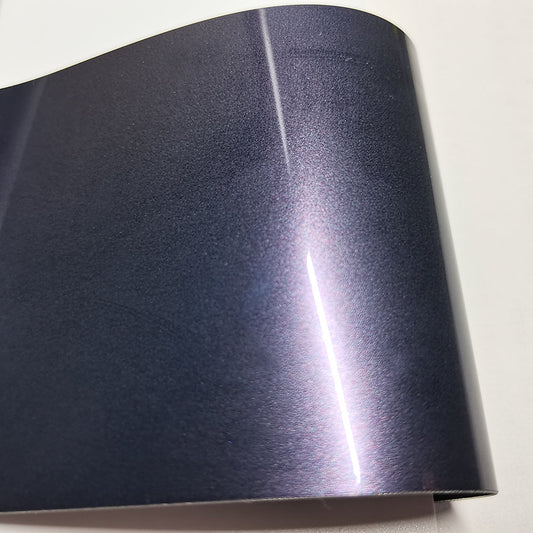 Gloss Metallic Violet Grey Wrap Colors PET Liner