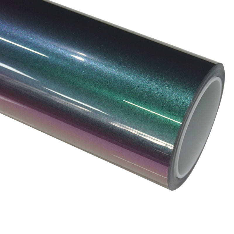 Gloss Magic Prasinous Red Color Shift Vinyl PET Liner – Car Vinyl