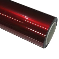 Gloss Metallic Cherry Red Car Wrap Prices PET Liner