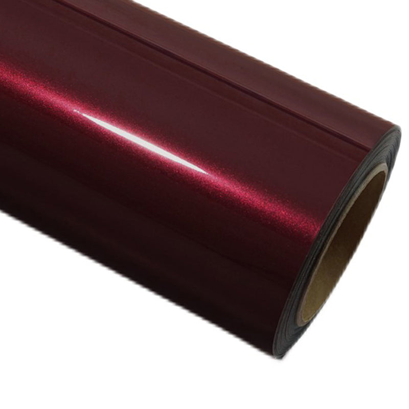 Gloss Metallic Liquid Dragon Red Car Vinyl Wrap PET Liner