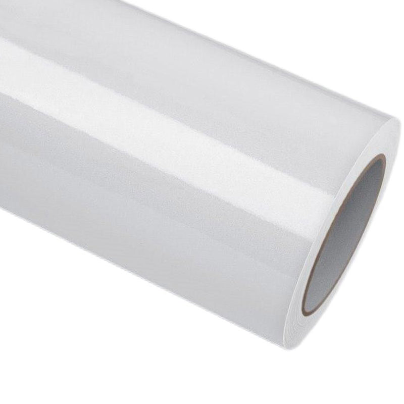 Gloss Metallic White Vinyl Wrap Car PET Liner